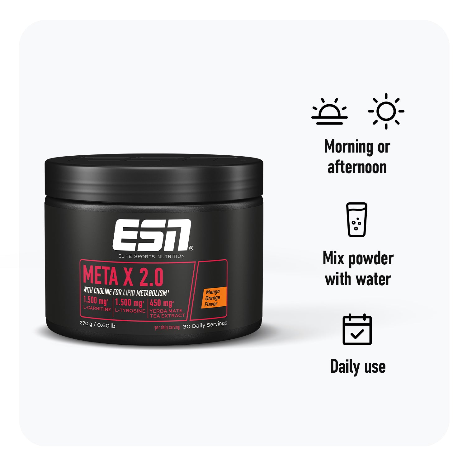 Buy Metabolism Booster | ESN Meta X 2.0 | 270 g